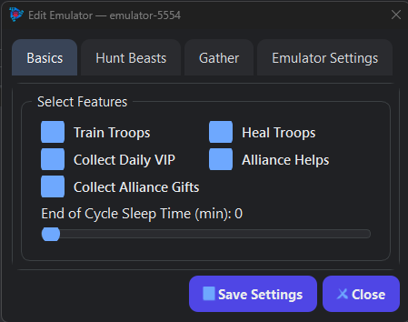 kingshot bot features